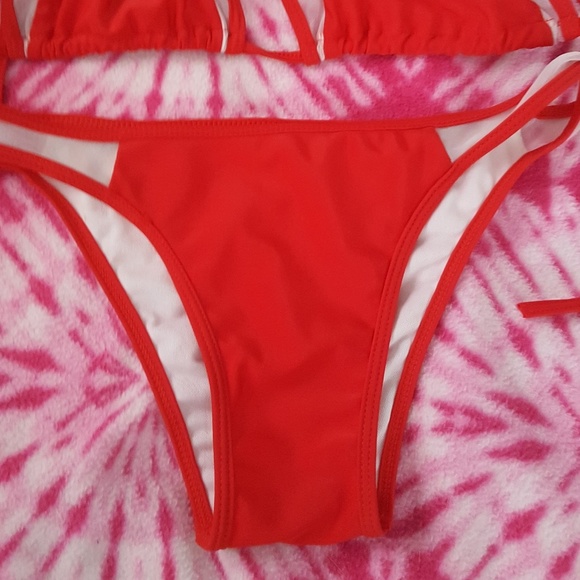 NWOT beautiful red swim suit - Picture 2 of 2